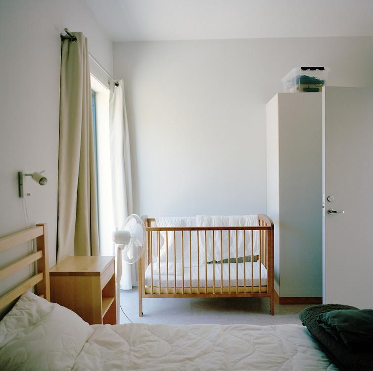 Halden Prison, Norway, June 2014: Bedroom in the family house. The inmates can book the family house when they have overnight visits. -- No commercial use -- Photo: Knut Egil Wang/Moment/INSTITUTE