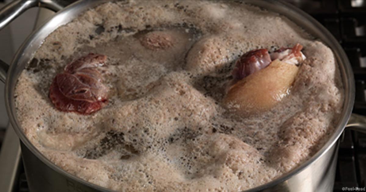 Почему при варке мяса много пены Почему при варке мяса много пены
