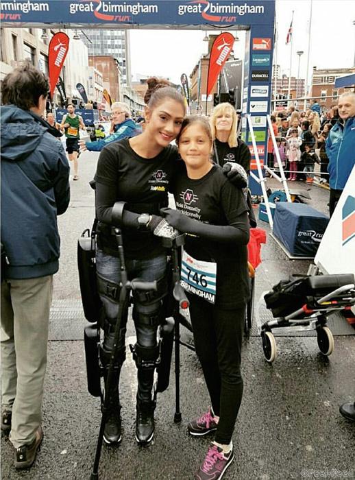 Former policewoman Nicki Donnelly with her daughter Eleanor after completing the Great Run in Birmingham in October ***COLLECT PICTURES SUPPLIED BY NICKI - MAIL ON SUNDAY USE ONLY - DO NOT LIBRARY - NO SYNDICATION - MUST RING ADRIAN SHERRATT 07976-237651 OR GARETH MORGAN 07764-654153***