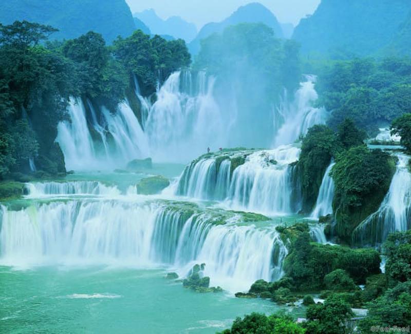 Waterfall, Detian, Guangxi Province, China