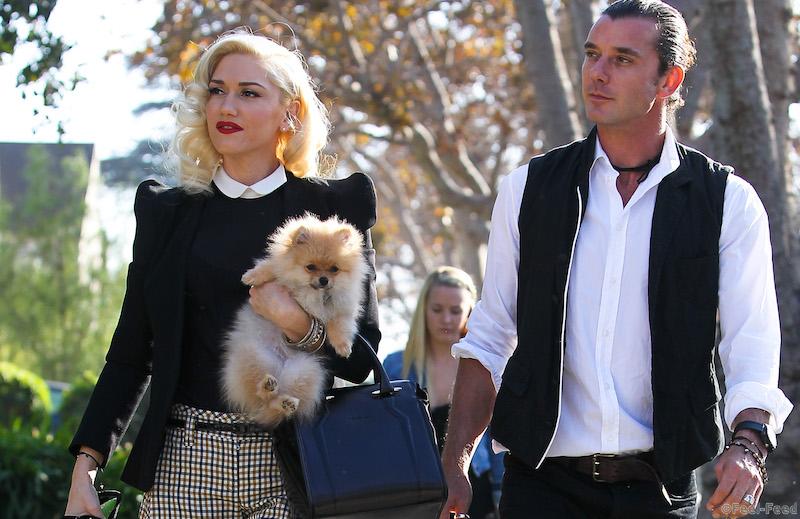 Nanny Mindy Mann with Gavin Rossdale and Gwen Stefani on Thanksgiving 2012. Mann, who reportedly had an affair with Rossdale, walked behind the couple as they went to Gwen's mother's home on November 22, 2012 Pictured: Nanny Mindy Mann and Gavin Rossdale and Gwen Stefani Ref: SPL1174658 111115 Picture by: IRF / Splash News Splash News and Pictures Los Angeles: 310-821-2666 New York: 212-619-2666 London: 870-934-2666 photodesk@splashnews.com 
