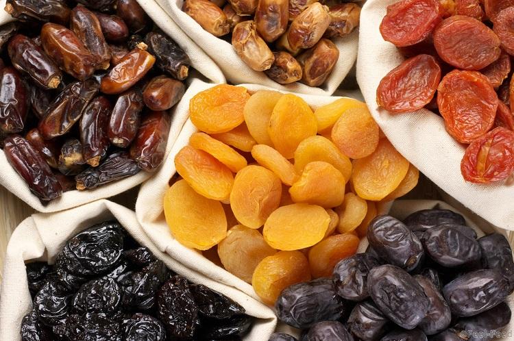 Assorted dried fruits in bags.Please see other images here: