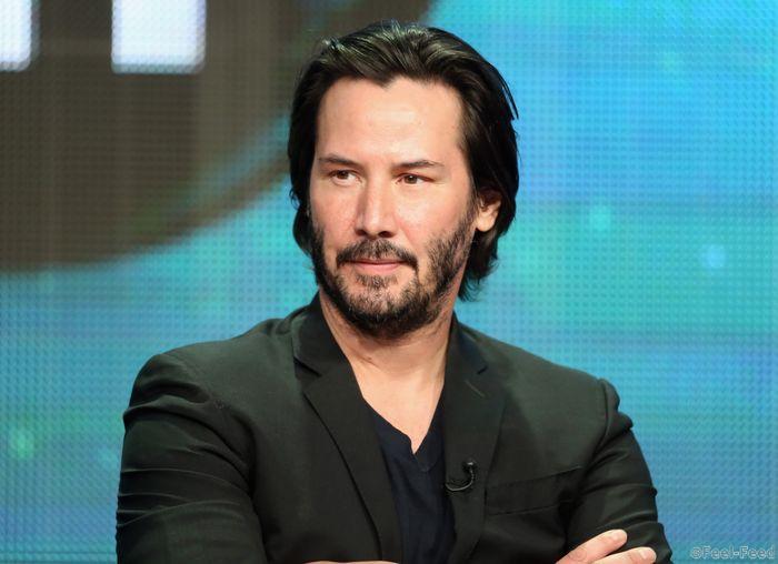 BEVERLY HILLS, CA - AUGUST 06: Host/producer Keanu Reeves speaks onstage during the "Side by Side" panel at the PBS portion of the 2013 Summer Television Critics Association tour at the Beverly Hilton Hotel on August 6, 2013 in Beverly Hills, California. (Photo by Frederick M. Brown/Getty Images)