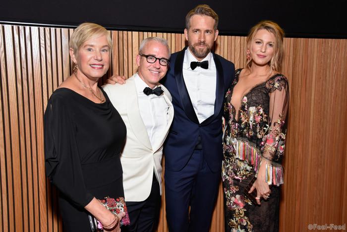 NEW YORK, NY - APRIL 25:  (L-R) Tammy Reynolds, Jess Cagle, Ryan Reynolds and Blake Lively attend 2017 Time 100 Gala at Frederick P. Rose Hall, Jazz at Lincoln Center on April 25, 2017 in New York City.  (Photo by Matthew Eisman/Getty Images)
