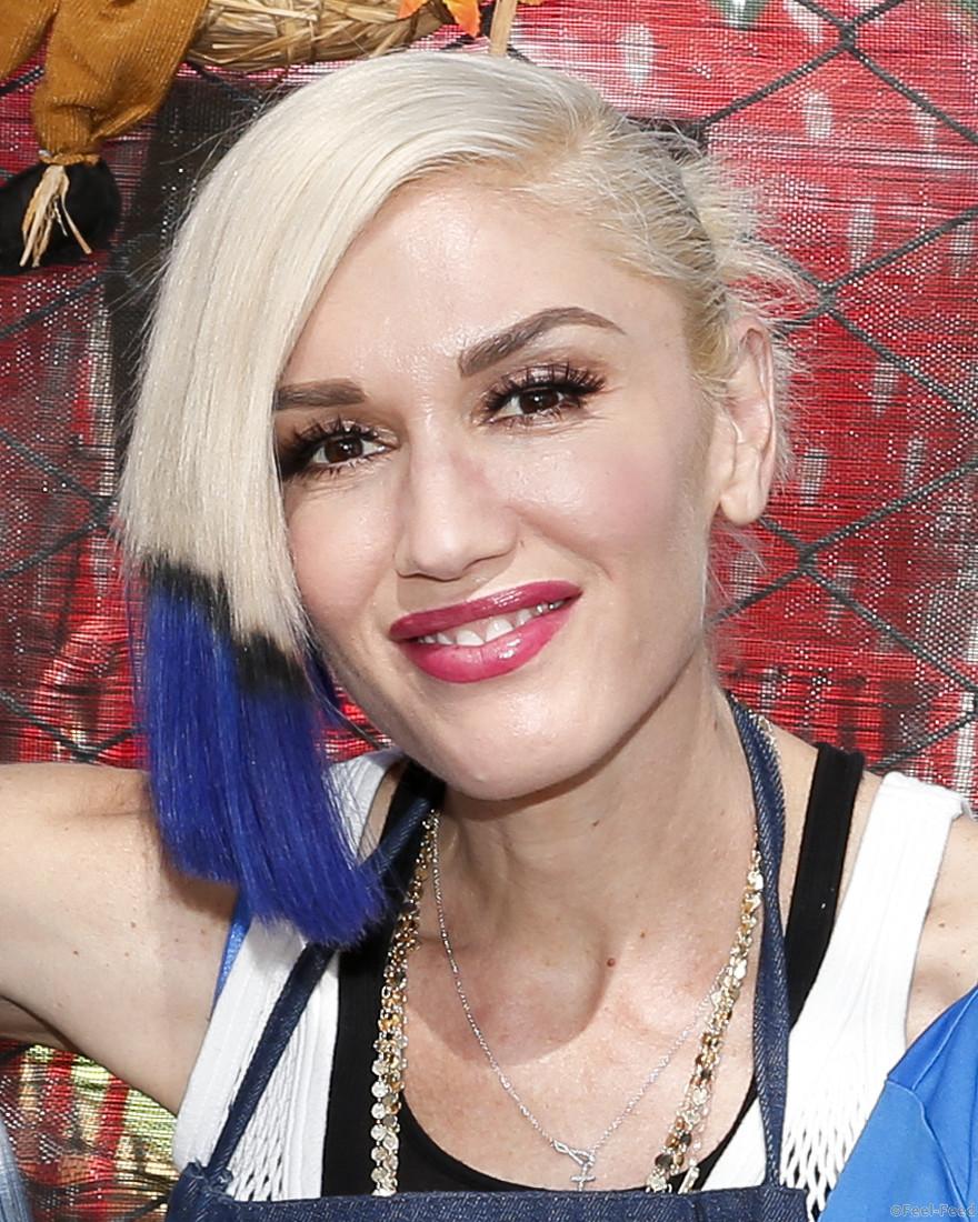 CULVER CITY, CA - OCTOBER 24: Singer Gwen Stefani volunteers at the Feeding America Holiday Harvest event at Shawn’s Pumpkin Patch in partnership with the LA Regional Food Bank, supported by Bank of America Charitable Foundation on October 24, 2015 in Culver City, California. (Photo by Rich Polk/Getty Images for Feeding America)